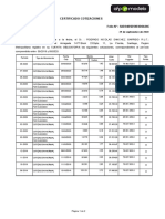 Certificado de Cotizaciones AFPModelo