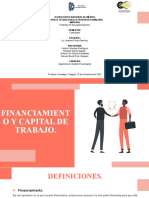 Financiamiento y Capital de Trabajo