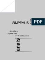 Anais SIMPEMUS 5 2008 PDF