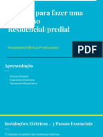 3 Passos para Fazer Uma Instalacao Residencial - Predial PDF