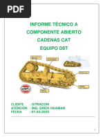 Informe de Cadenas D8T Stracon - Camino Pionero Ot230700015