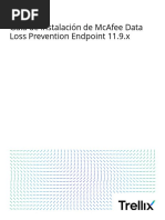 Guia de Instalacion de Mcafee Data Loss Prevention Endpoint 11.9.x 9-9-2022 PDF