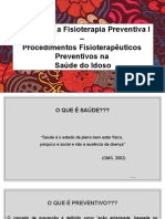 Aula 5 2022 2 Parte I Fisioterapia Preventiva Na Saúde Do Idoso