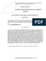 Salinity Stress Effects Changed During Aloe Vera L Vegetative Growth PDF