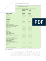 General Budget Form