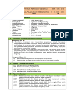 Penyusunan Perangkat Mengajar SOP - KUR - 2018 Rencana Pelaksanaan Pembelajaran (RPP) F - 03 / SOP - KUR - 18