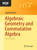 Universitext Siegfried Bosch Algebraic Geometry and Commutative PDF