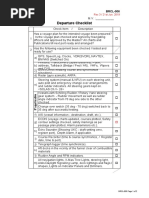 BRCL-006 Departure Checklist