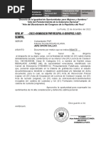 Oficio Remite Licencia de Conducir