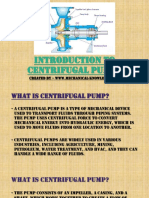 Introduction To Centrifugal Pumps PDF