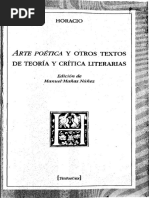 Rte Poética: de Teoría Y Crítica Literarias