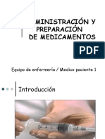 Preparación y Administración de Medicamentos