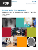 Pan London Major Trauma System Management of Older Trauma. Third Editionapril 2021