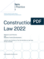 Construction Law 2022 Malaysia