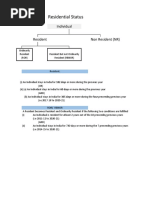 Residential Status