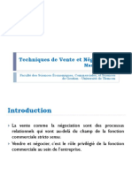 Cours Techniques de Vente Et Négociation-1