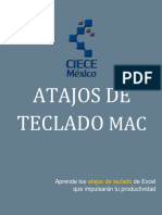 Atajos de Teclado en Excel para MAC