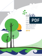 Catálogo de Materiales de Referencia para Laboratorios Físico-Químicos y Microbiológicos