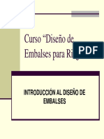 Introducción Al Diseño de Embalses Presentación