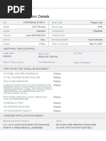 Vehicle Specs - 2001 Tacoma Standard