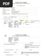 Sesion de Aprendizaje La Mitad de Un Numero Jueves 1 de Diciembre