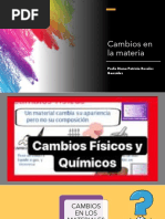 Cambio Quimico y Reacciones Quimicas