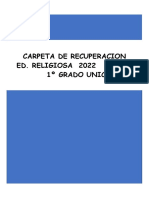 Carpeta de Recuperacion Desarrollo Personal, Ciudadania y Civica Vi Ciclo