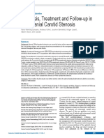 Diagnosis, Treatment and Follow-Up in Extracranial Carotid Stenosis, 2020