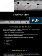 Unidad 01 - Recuperación de Información - Introducción