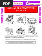 Normas de Convivencia para Primero de Primaria