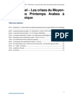 ScPo Pr2017 - GK - Les Crises Du Moyen-Orient, Des Printemps Arabes À L - Etat Islamique