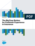 HBR - The Big Easy Button For Customer Experience in Insurance