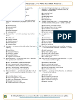 891 - Passive Voice Advanced Level Mcqs Test With Answers 1