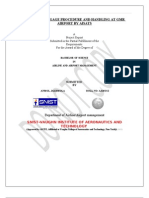 Project On Baggage Handling and Acceptance