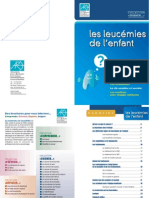 Brochure Leucemies Enfant