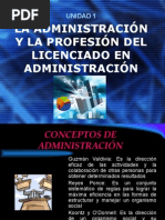 Administracion de Empresas, Nociones Basicas, Parte 1