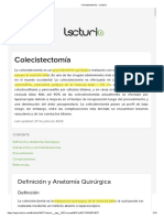 Colecistectomía - Lecturio PDF