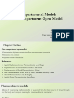 Biopharmaceutics-II - PHR 409 - One Compartmental Model - NS