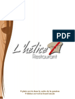 Carte Restaurant Helice PDF