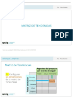 1 Matriz de Tendencias. Como Realizar La Actividad en Grupo PDF