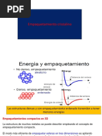 Empaquetamiento Cristalino