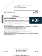 University of Cambridge International Examinations General Certificate of Education Advanced Subsidiary Level and Advanced Level