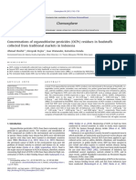 1 Concentrations of Organochlorine Pesticides (OCPs) Residues in Foodstuffs Collected From Traditional Markets in Indonesia