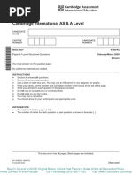 Cambridge International AS & A Level: BIOLOGY 9700/42