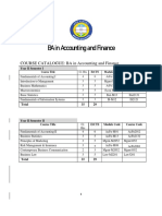 Accounting and Finance