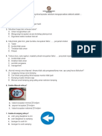 Soal Test Post Induksi Driver Atau Operator