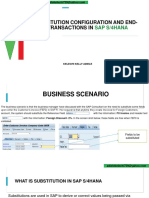 Substitution Configuration in SAP S - 4HANA