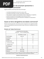 Como Calcular e Montar A Tabela Nutricional de Um Produto