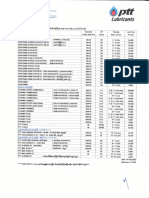 PTT Price List PDF