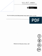 Plan Nacional de Infraestructura Educativa Al 2025 PDF